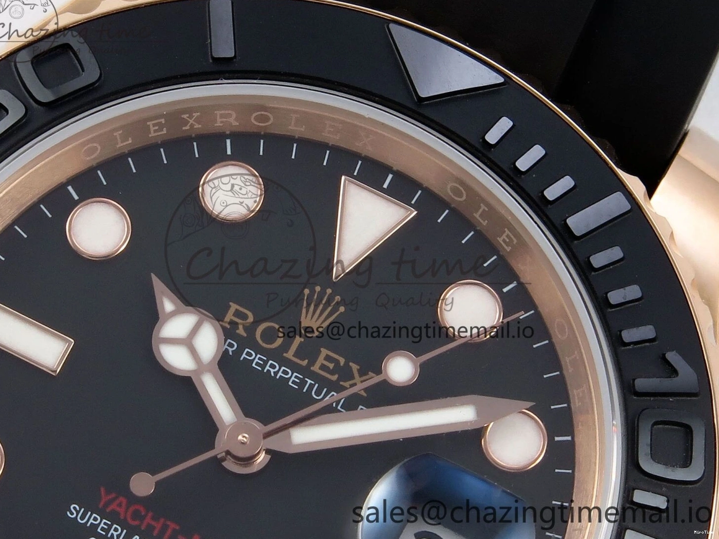 MiroTime 0303 Yacht-Master 40mm 126655 EWEF Best Edition Black Dial on Oysterflex Strap A Sophisticated 787